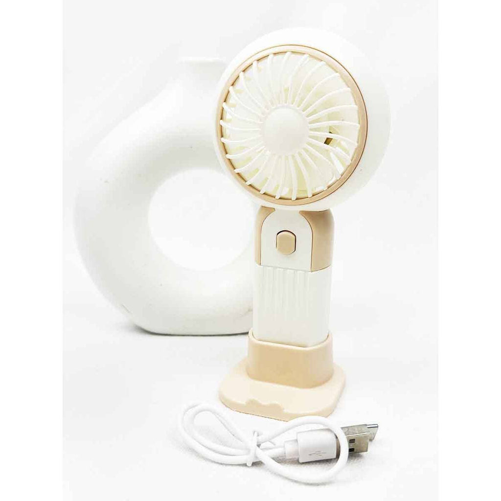 Portable Hand Fan with Stand