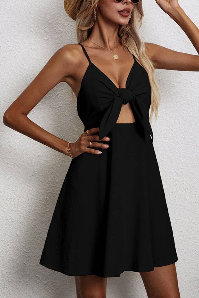 The all black Sling Dress