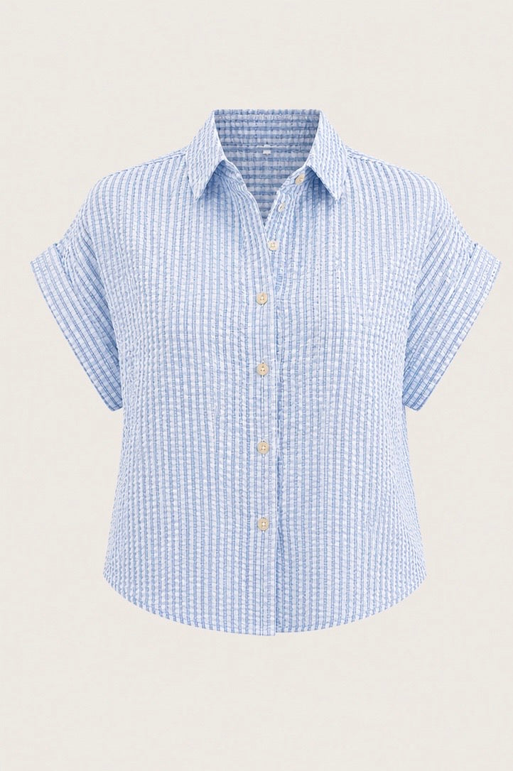 Blue Spring Checkered Shirt