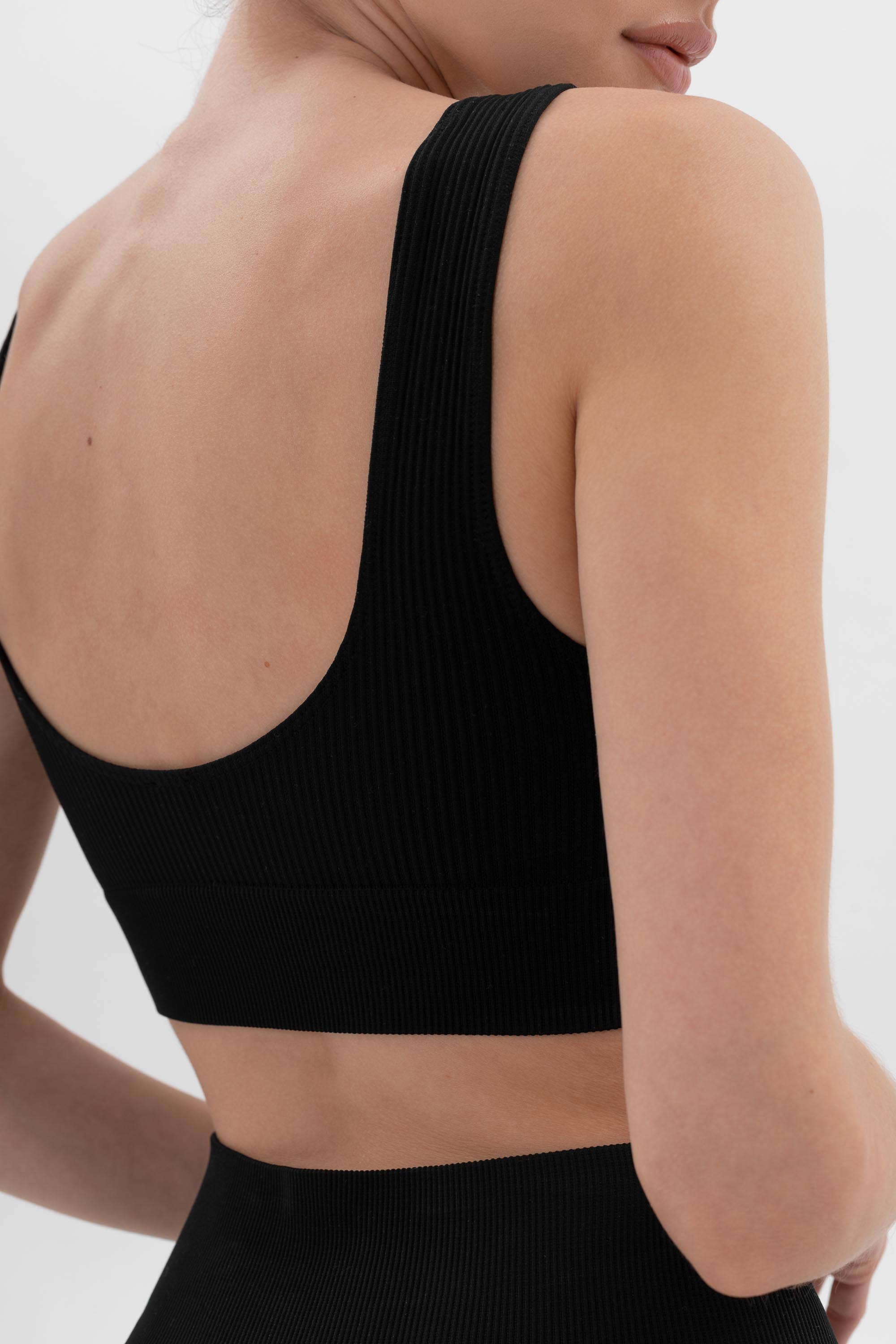 Ribbed Sports Bra-made in 🇮🇹