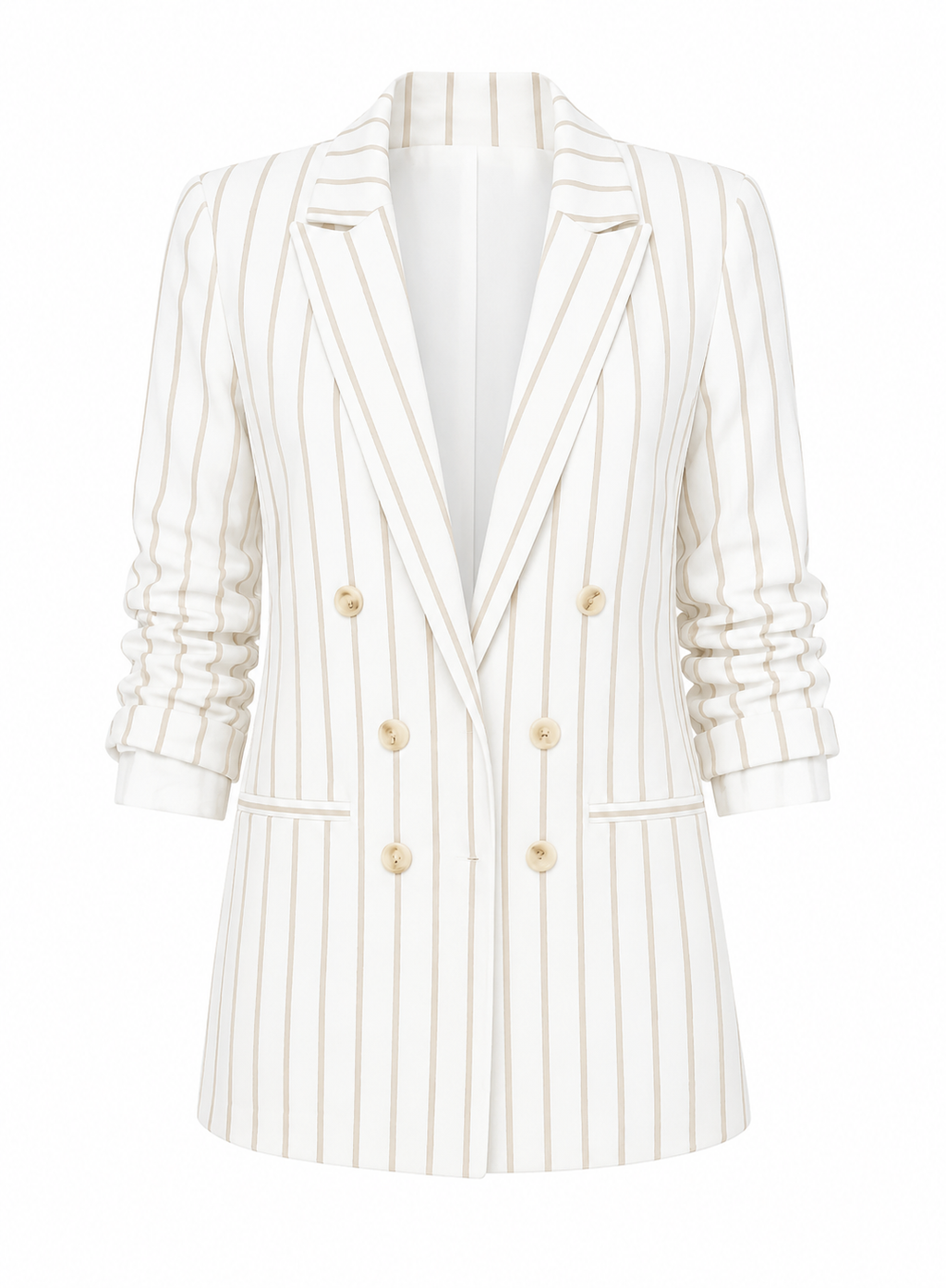 Estate Linen Pinstripe Blazer