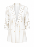 Estate Linen Pinstripe Blazer
