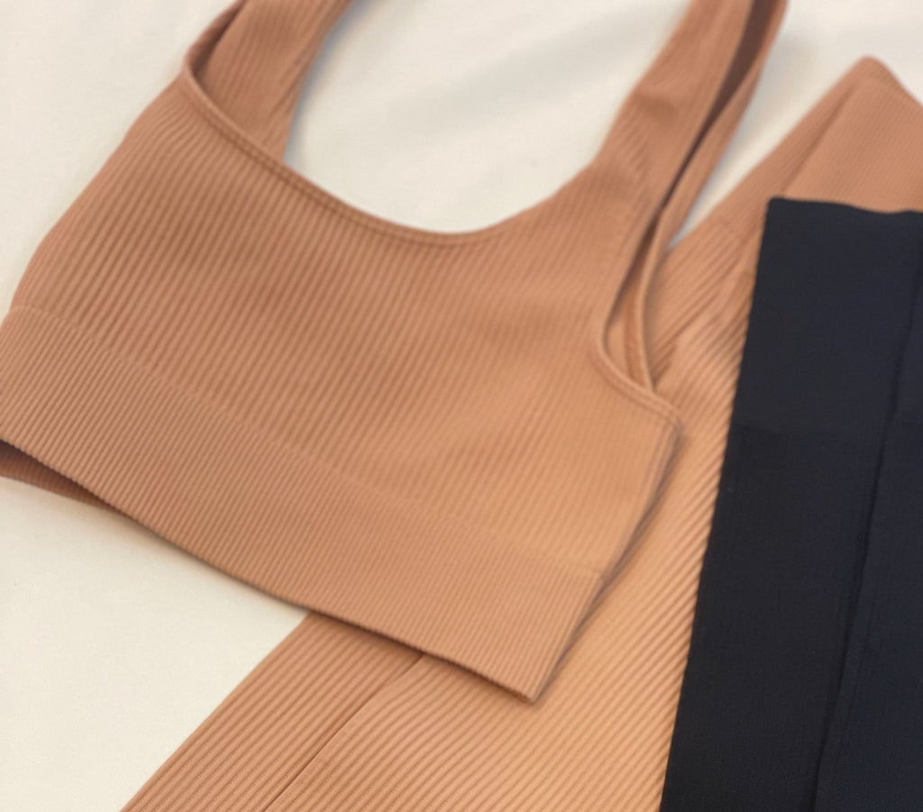 Ribbed Leggings Activewear-Made in Italy