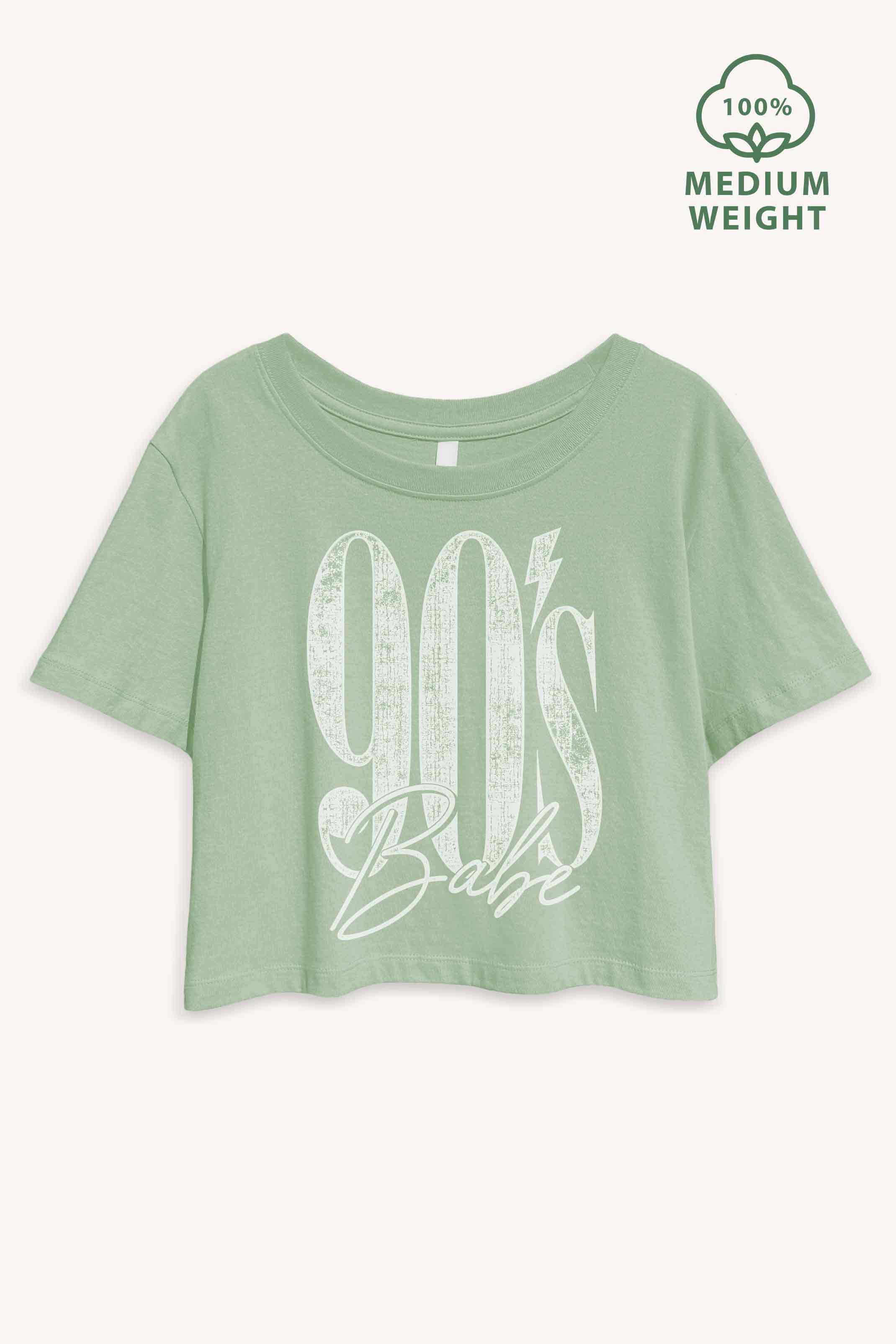 90's Babe Graphic Crop Tee - Final Sale