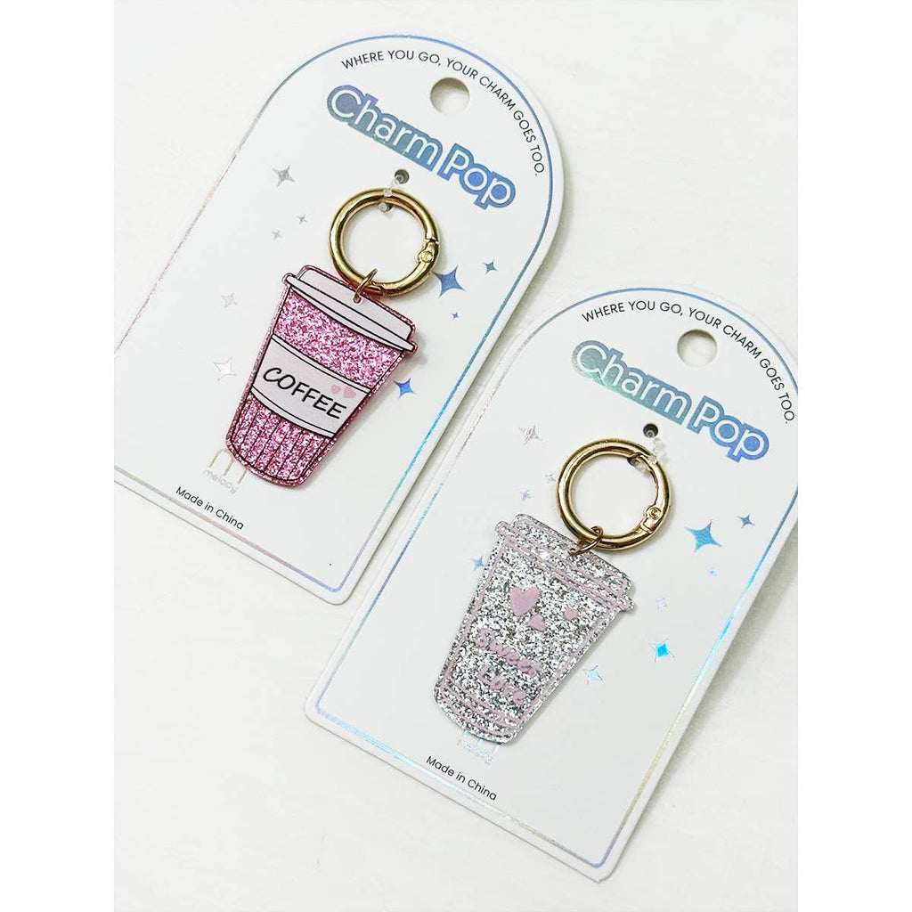 Sparkled Coffee Drink Key Charm