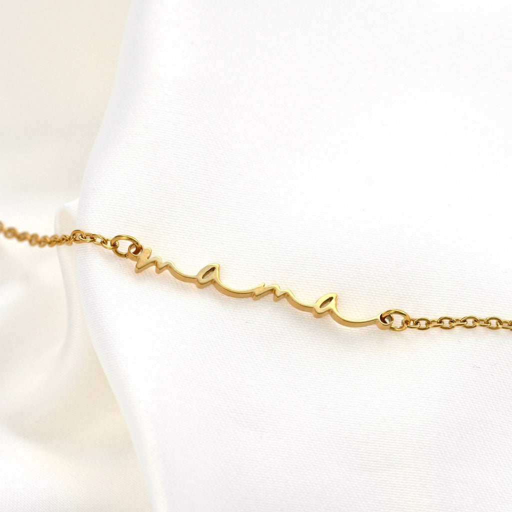 Dainty Mama Bracelet - Mom Bracelet - Mother's Day Jewelry