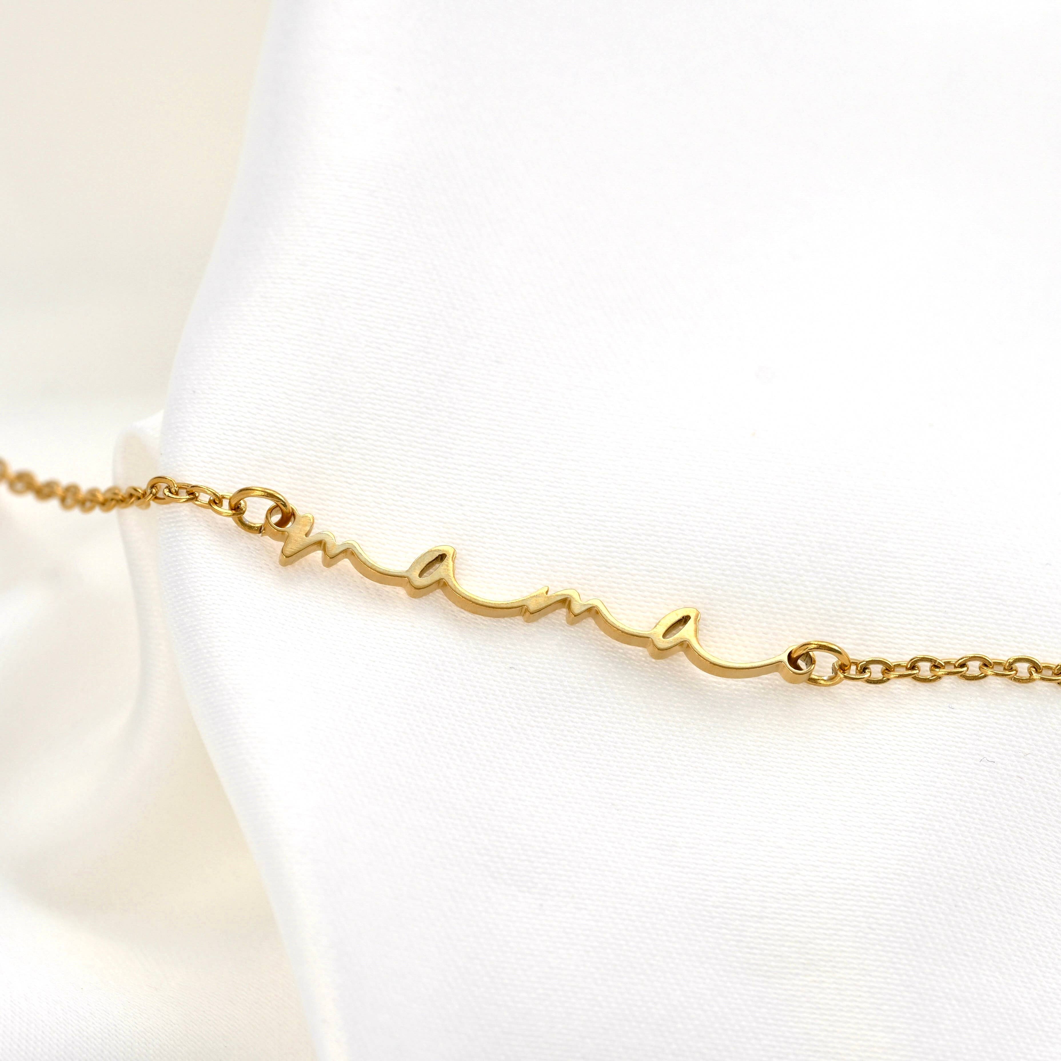 Dainty Mama Bracelet - Mom Bracelet - Mother's Day Jewelry