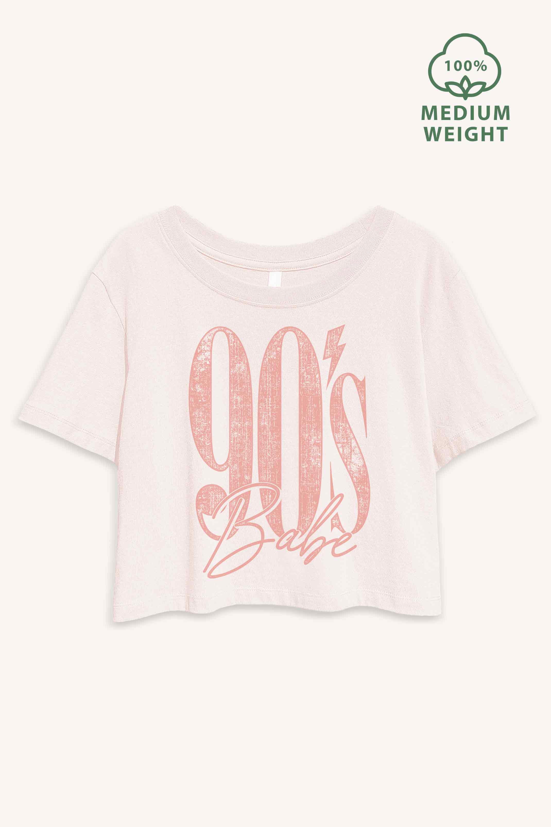 90's Babe Graphic Crop Tee - Final Sale